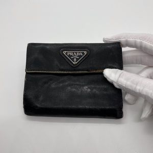 Prada nylon wallet